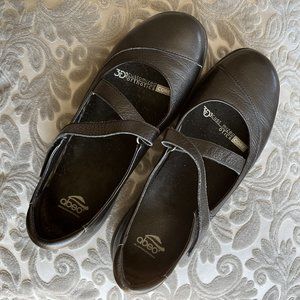 Abeo Black Leather Mary Jane Size 8